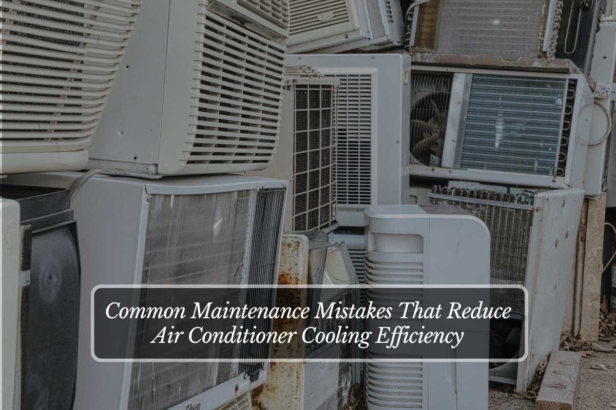 Common Maintenance Mistakes That Reduce Air Conditioner Cooling Efficiency