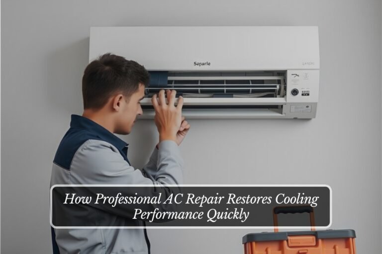 How Professional AC Repair Restores Cooling Performance Quickly