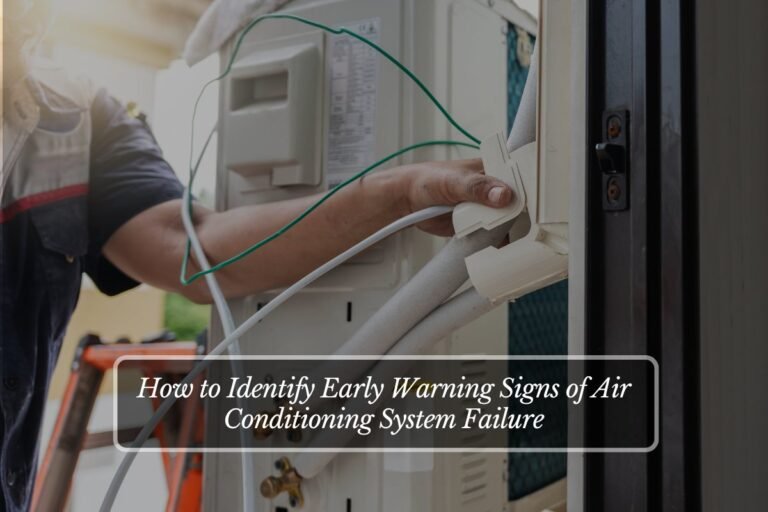 How to Identify Early Warning Signs of Air Conditioning System Failure