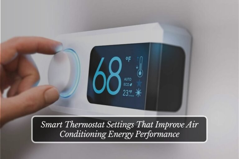 Smart Thermostat Settings That Improve Air Conditioning Energy Performance