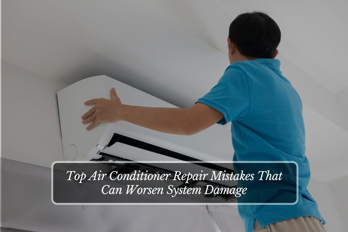 Top Air Conditioner Repair Mistakes That Can Worsen System Damage