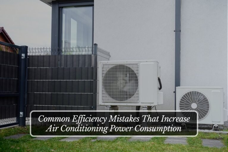 Common Efficiency Mistakes That Increase Air Conditioning Power Consumption