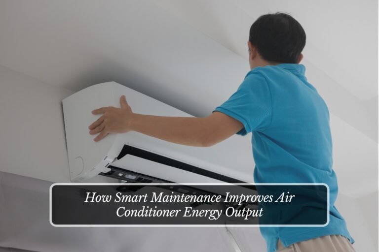 How Smart Maintenance Improves Air Conditioner Energy Output