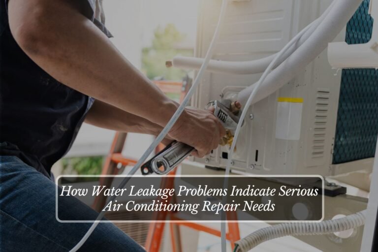 How Water Leakage Problems Indicate Serious Air Conditioning Repair Needs