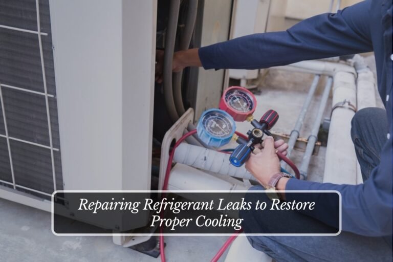 Repairing Refrigerant Leaks to Restore Proper Cooling