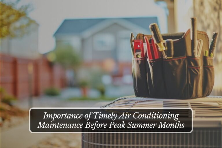 Importance of Timely Air Conditioning Maintenance Before Peak Summer Months