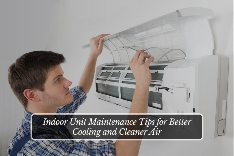 Indoor Unit Maintenance Tips for Better Cooling and Cleaner Air