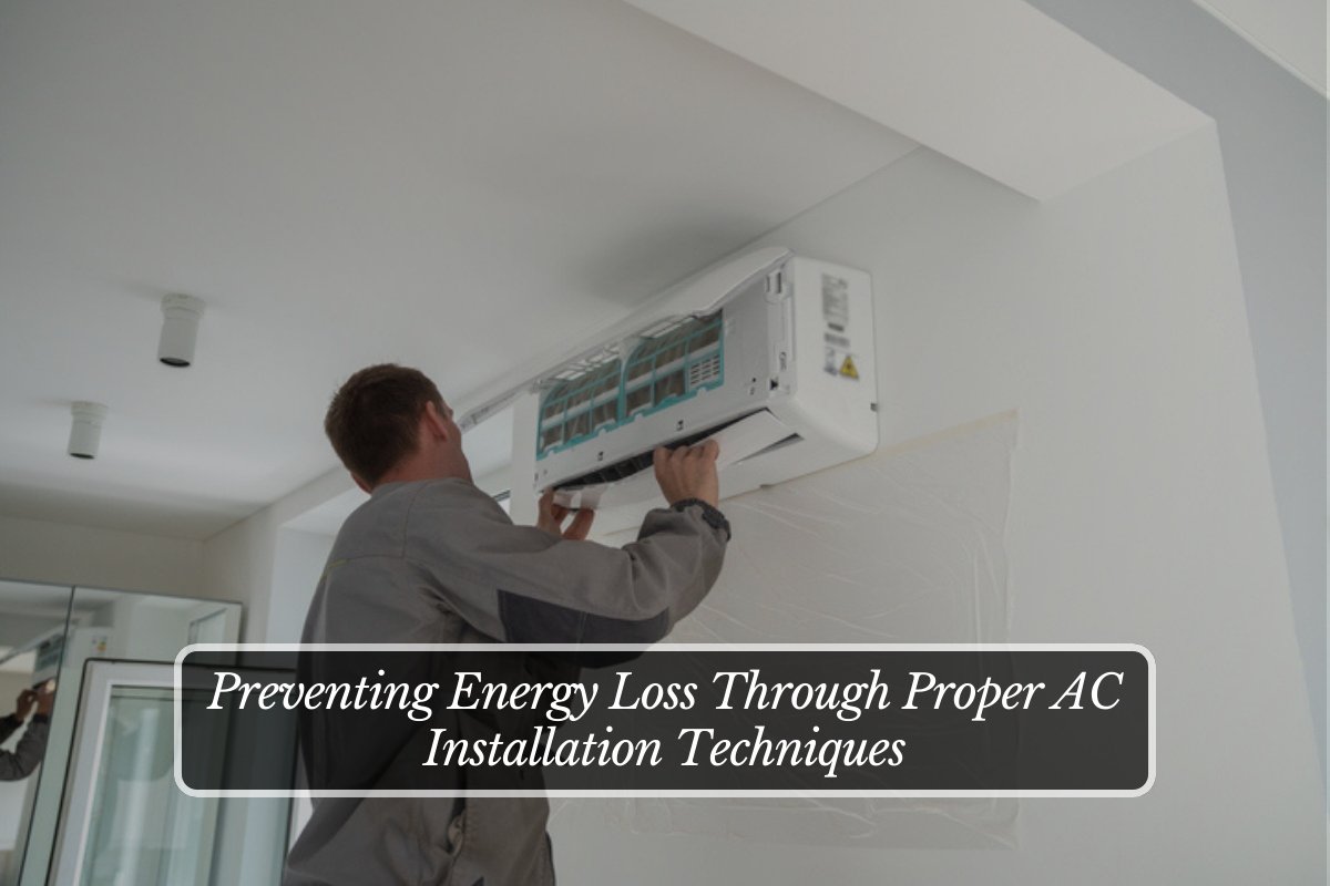 Preventing Energy Loss Through Proper AC Installation Techniques