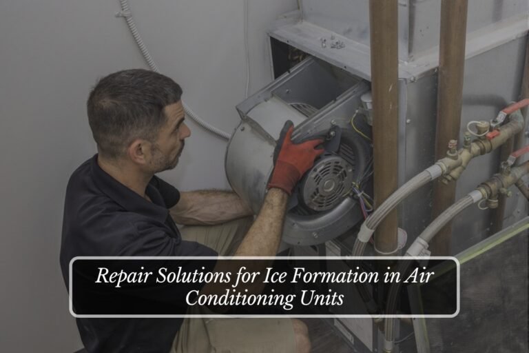 Repair Solutions for Ice Formation in Air Conditioning Units