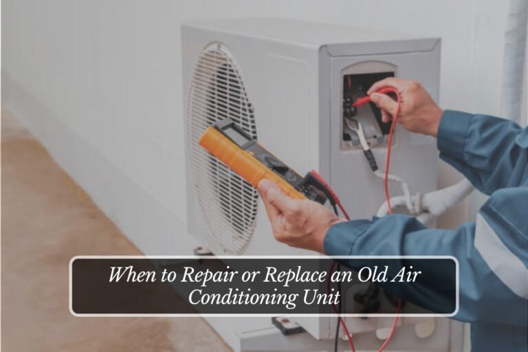 When to Repair or Replace an Old Air Conditioning Unit
