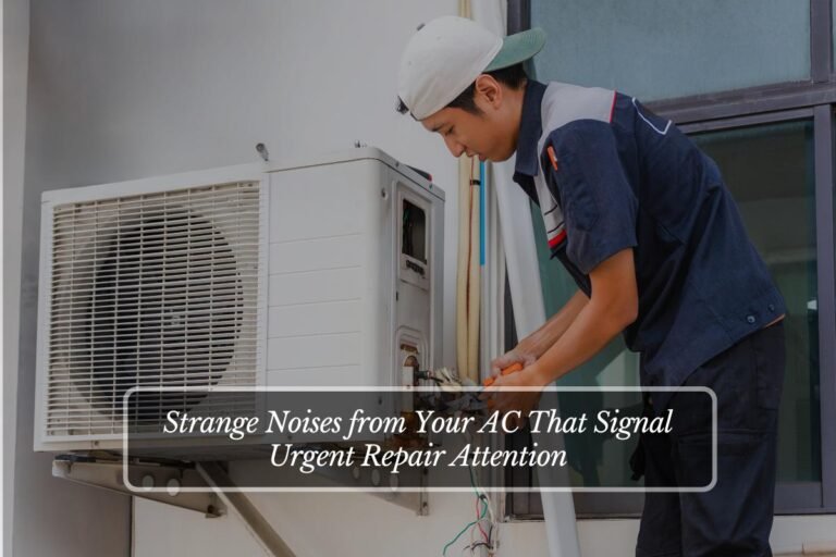 Strange Noises from Your AC That Signal Urgent Repair Attention
