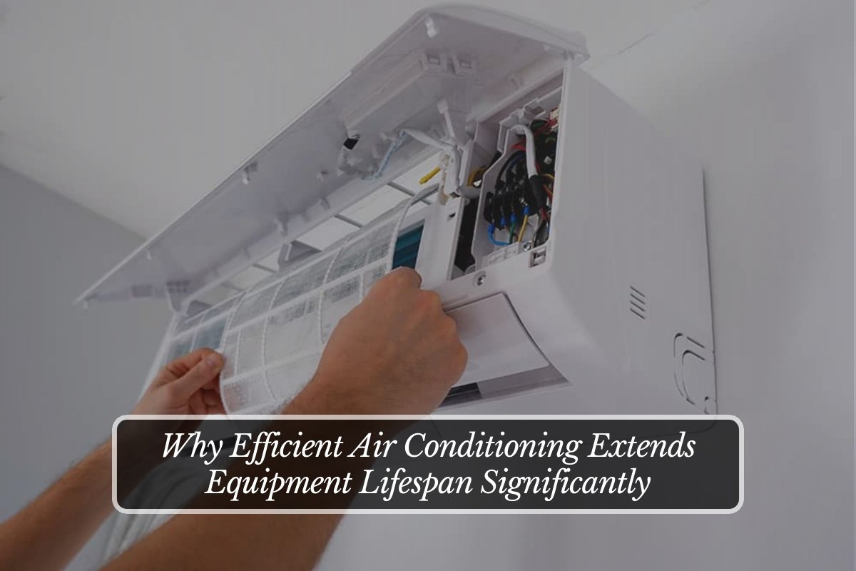 Why Efficient Air Conditioning Extends Equipment Lifespan Significantly