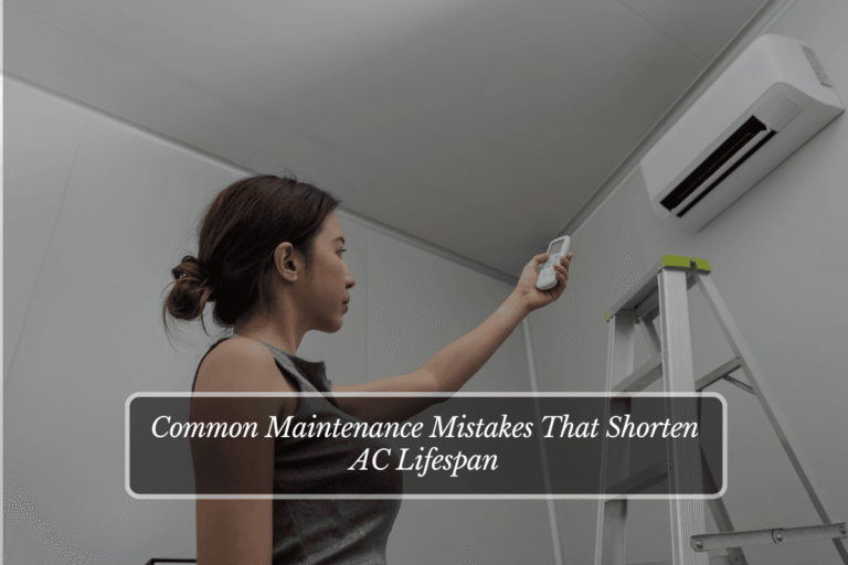 Common Maintenance Mistakes That Shorten AC Lifespan