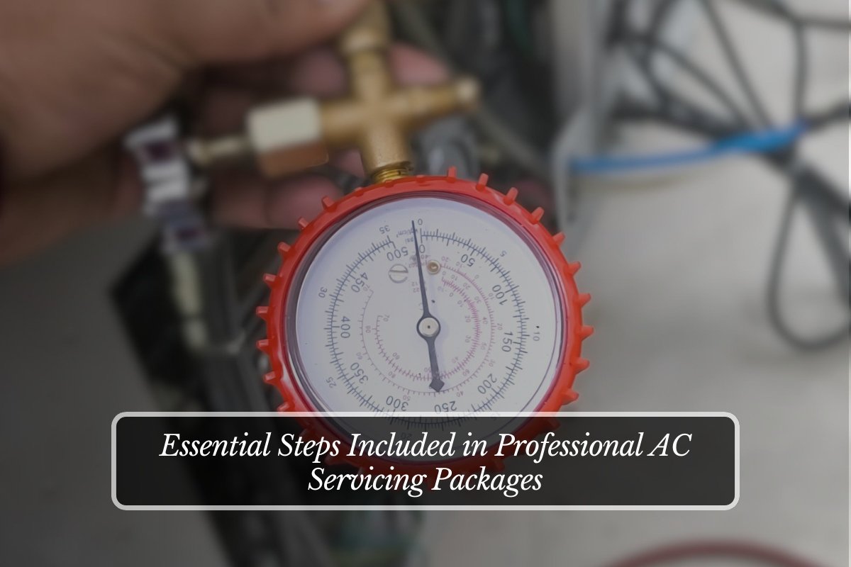 Essential Steps Included in Professional AC Servicing Packages