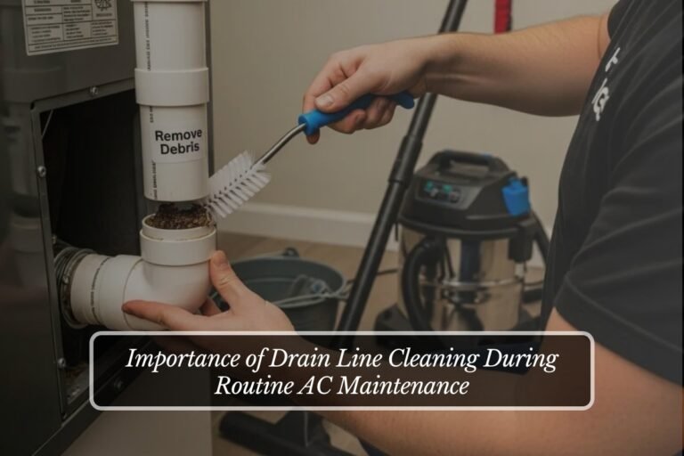 Importance of Drain Line Cleaning During Routine AC Maintenance