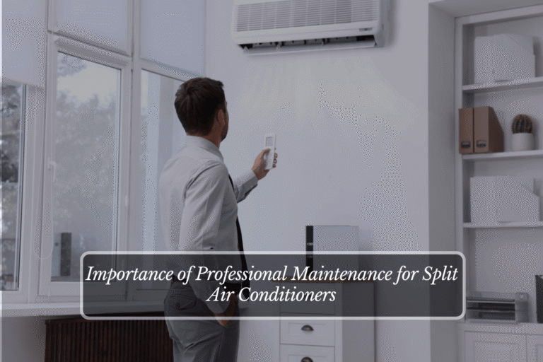 Importance of Professional Maintenance for Split Air Conditioners