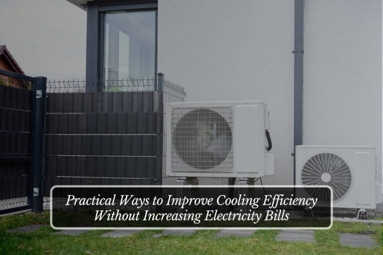 Practical Ways to Improve Cooling Efficiency Without Increasing Electricity Bills