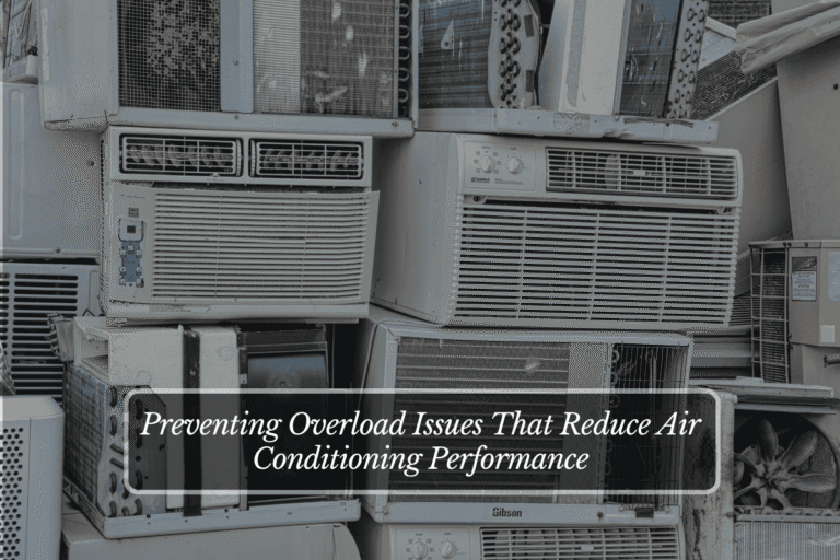 Preventing Overload Issues That Reduce Air Conditioning Performance