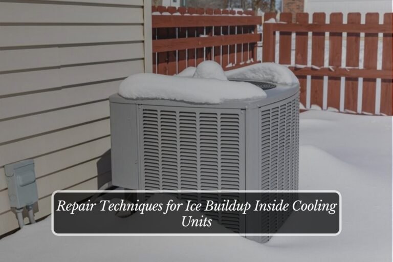 Repair Techniques for Ice Buildup Inside Cooling Units