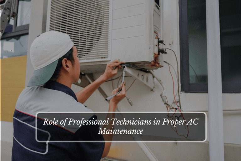 Role of Professional Technicians in Proper AC Maintenance