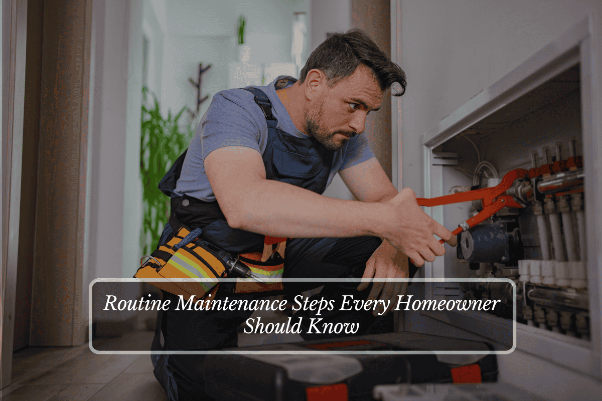 Routine Maintenance Steps Every Homeowner Should Know