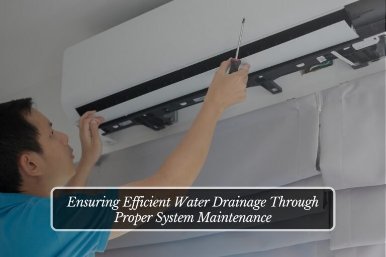 Ensuring Efficient Water Drainage Through Proper System Maintenance