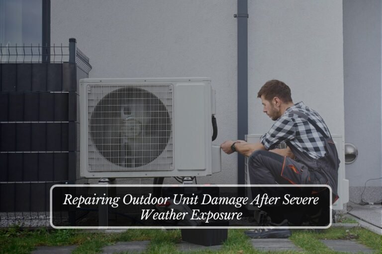 Repairing Outdoor Unit Damage After Severe Weather Exposure