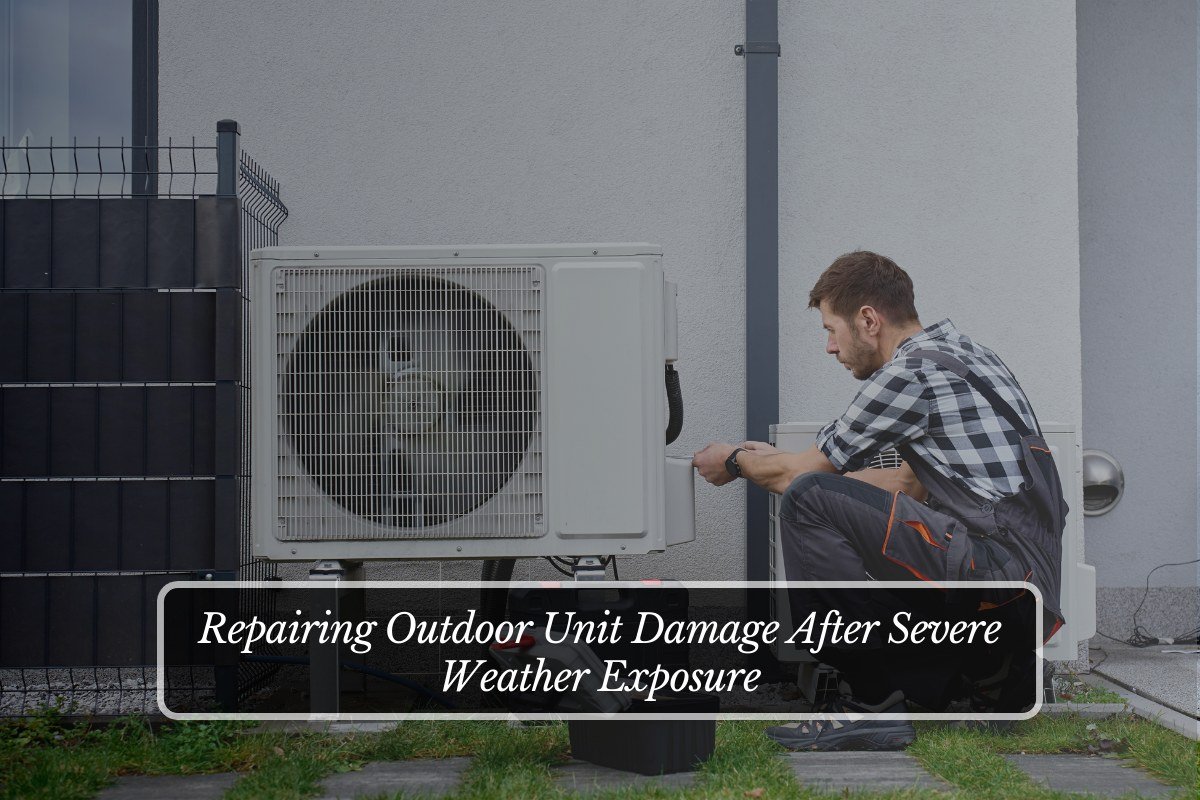 Repairing Outdoor Unit Damage After Severe Weather Exposure